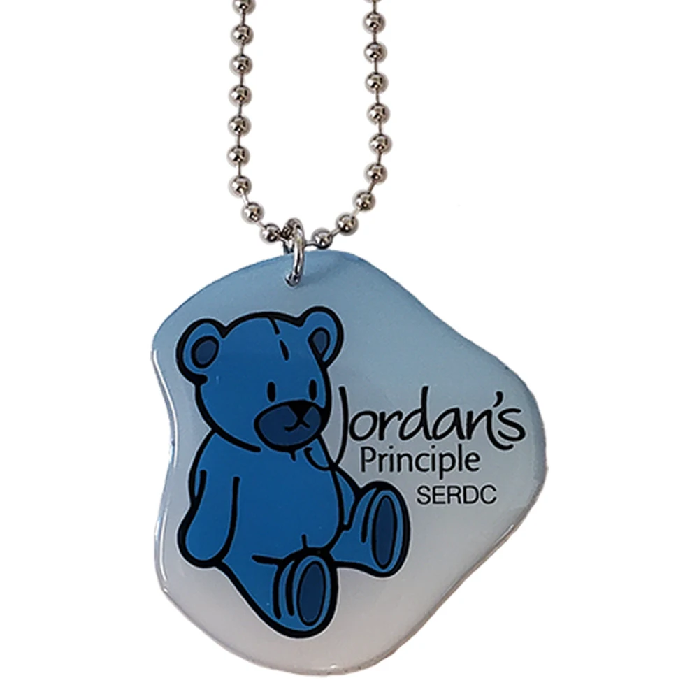 Ball Chain Necklace with Custom Pendant / Charm from 3.1 - 4 Sq. In. 1