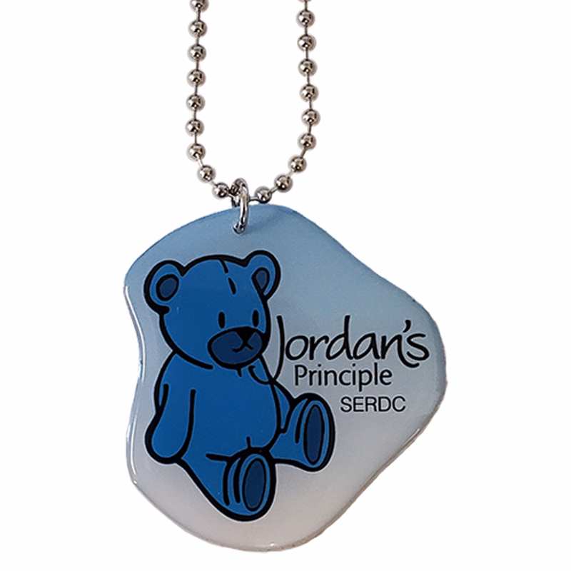 Ball Chain Necklace with Custom Pendant / Charm from 3.1 - 4 Sq. In.