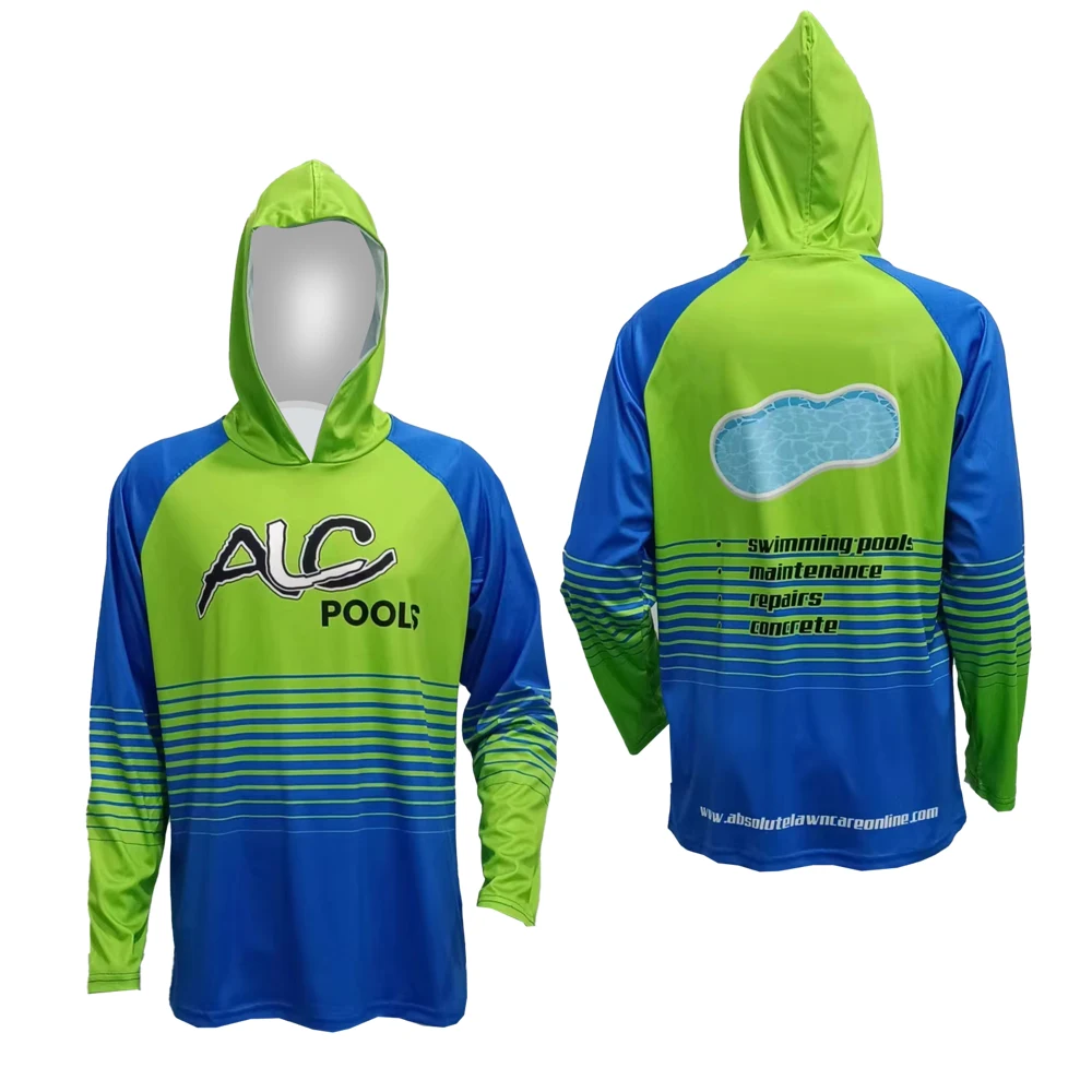 Men's Hooded Long Sleeve Shirt, custom hoodie or sweatshirt with logo imprint 1