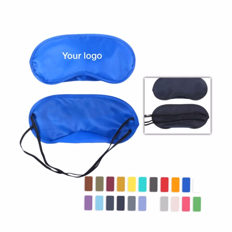 Multi Solid Color Polyester Sleep Eye Mask