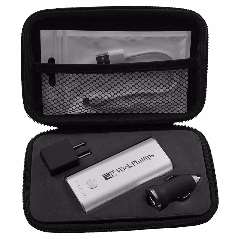 Topflight Traveler Power Bank Gift Set