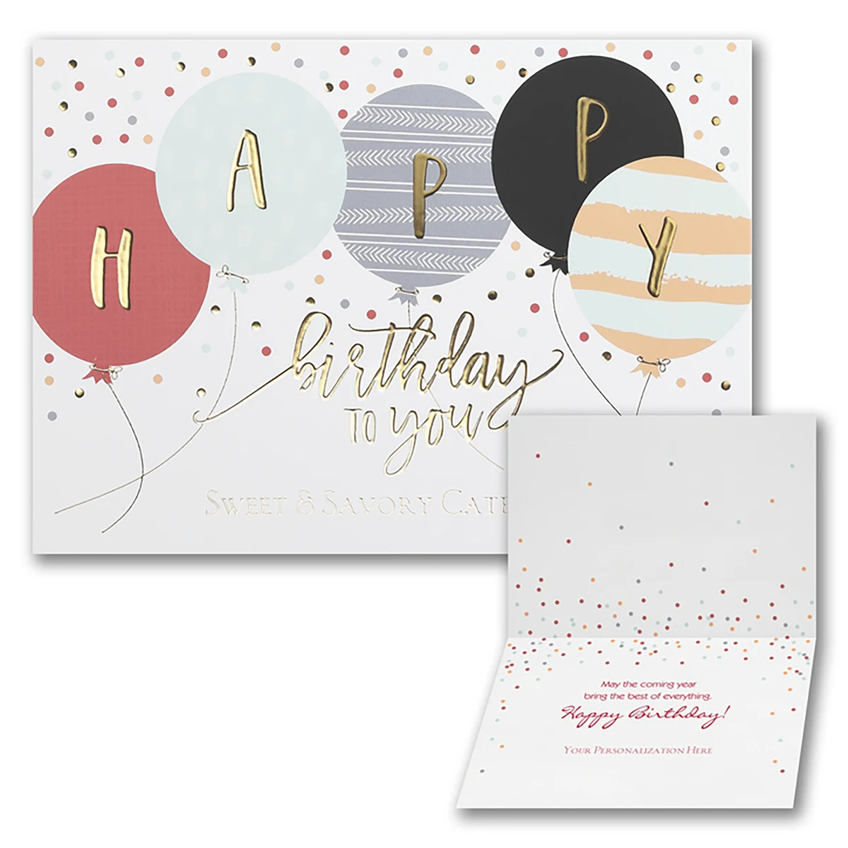 Birthday Festivities Folder Card 1