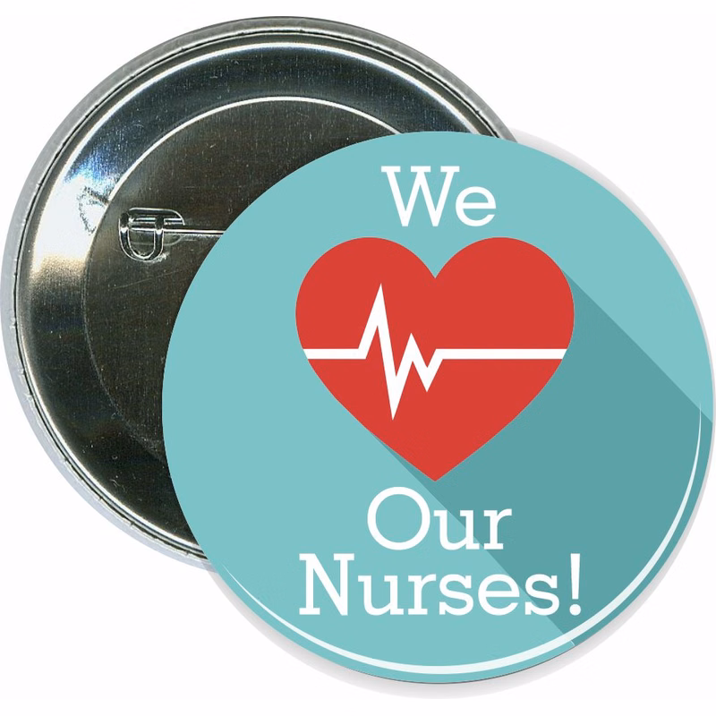 We Love Our Nurses, Nurse, Event Button