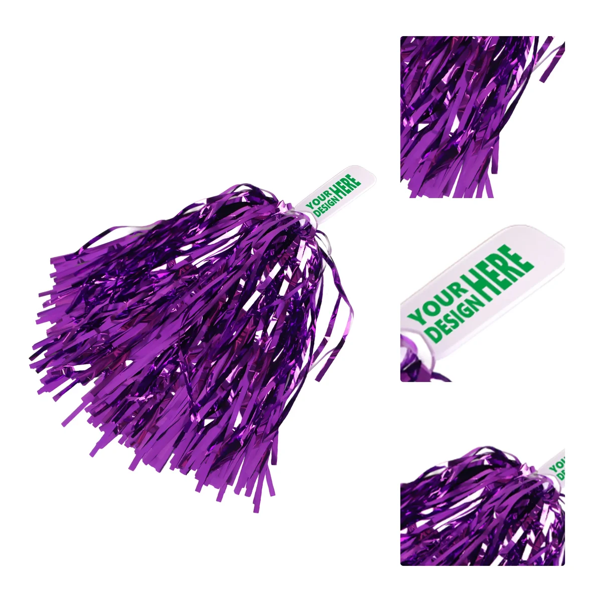 These customizable cheerleading pom-poms are perfect for sch 1