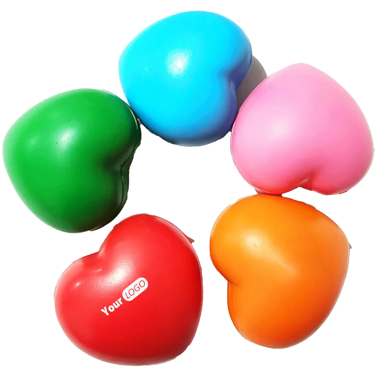 Pu Love-Shaped Stress Ball 1