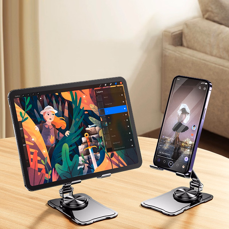 Rotatable Cell Phone Stand with Adjustable Angle