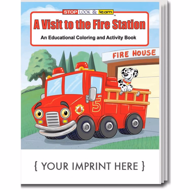 A Visit to the Fire Station Activity Books - 16 Pages Ages 3-9