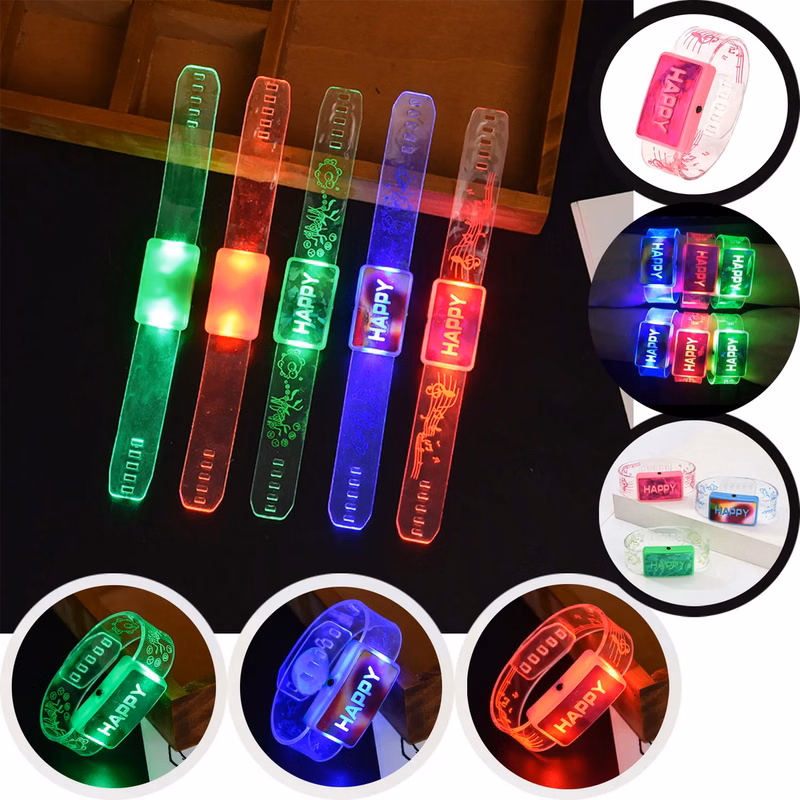 LED Bracelets Glow Accessory for Kids and Adults