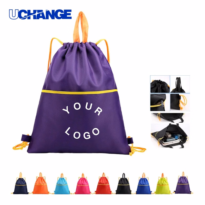 420D Oxford Drawstring Backpack Organizer Waterproof Design