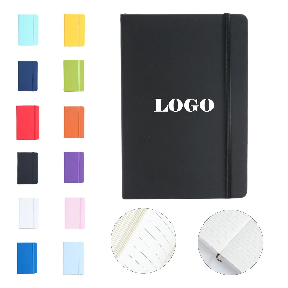 Compact PU Leather A6 Notebook 1