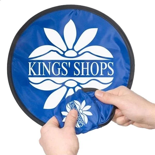 Folding Flying Disc and Fan with storage bag 1