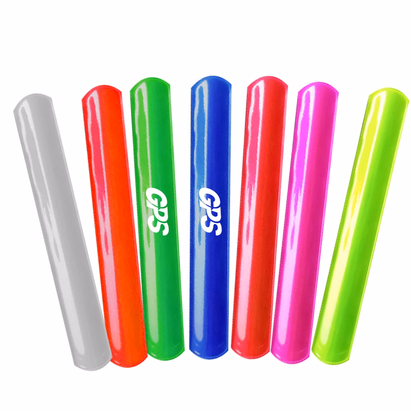 9 " PVC Reflective Slapping Bracelet