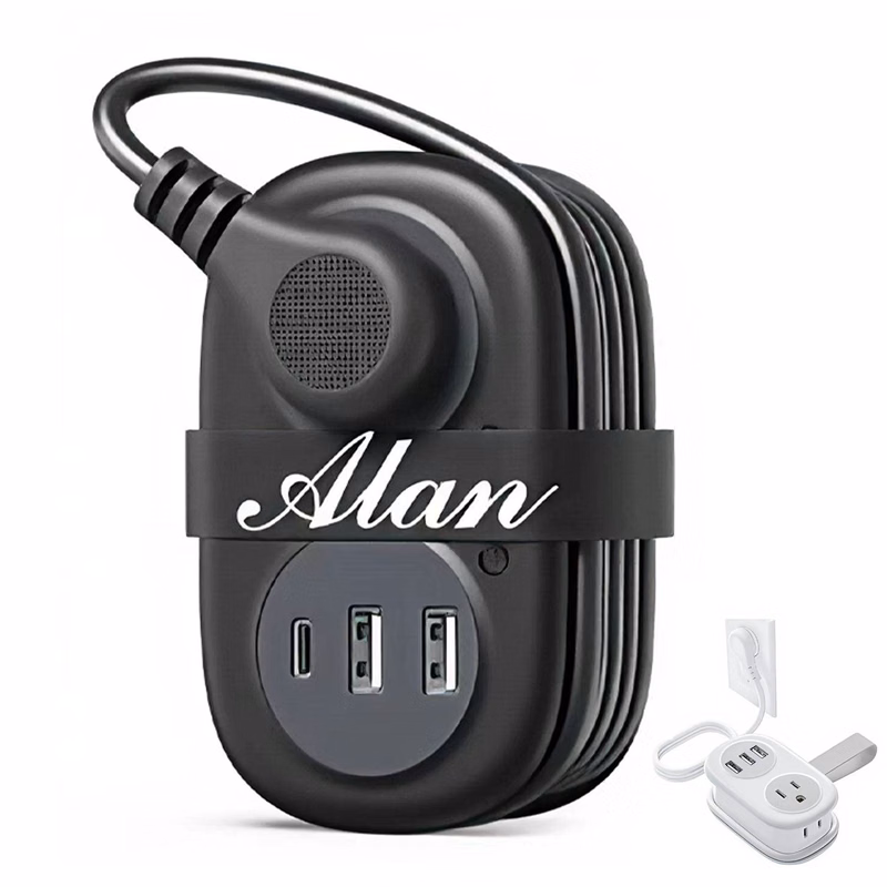 Multi-hole charging, portable and retractable usb ports