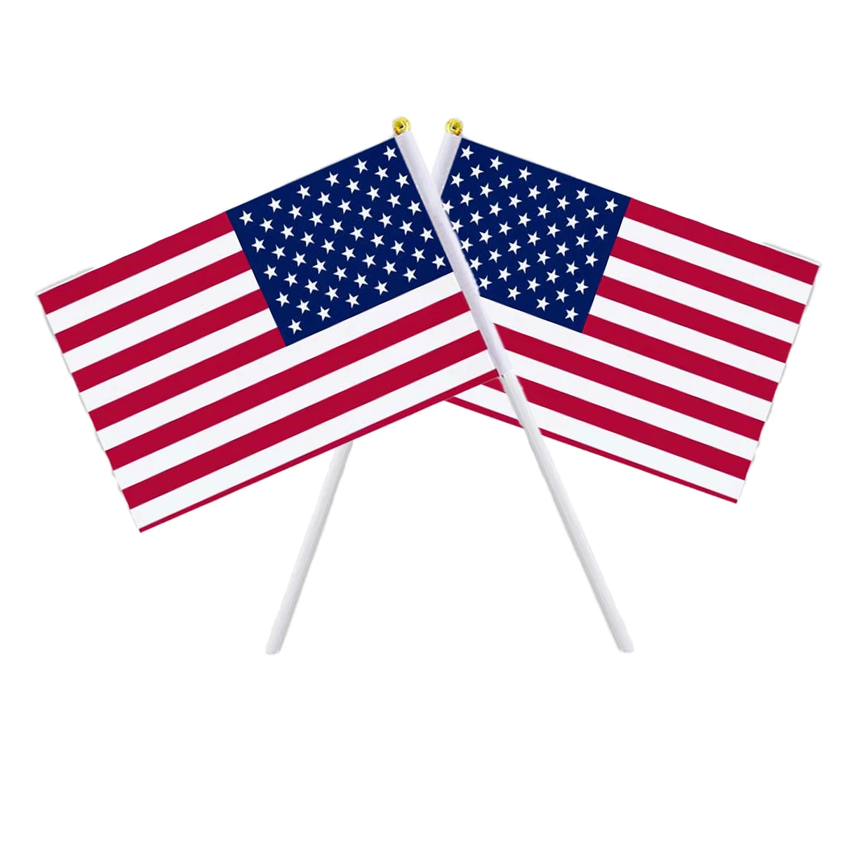 4" x 3" American Flag Waving 1