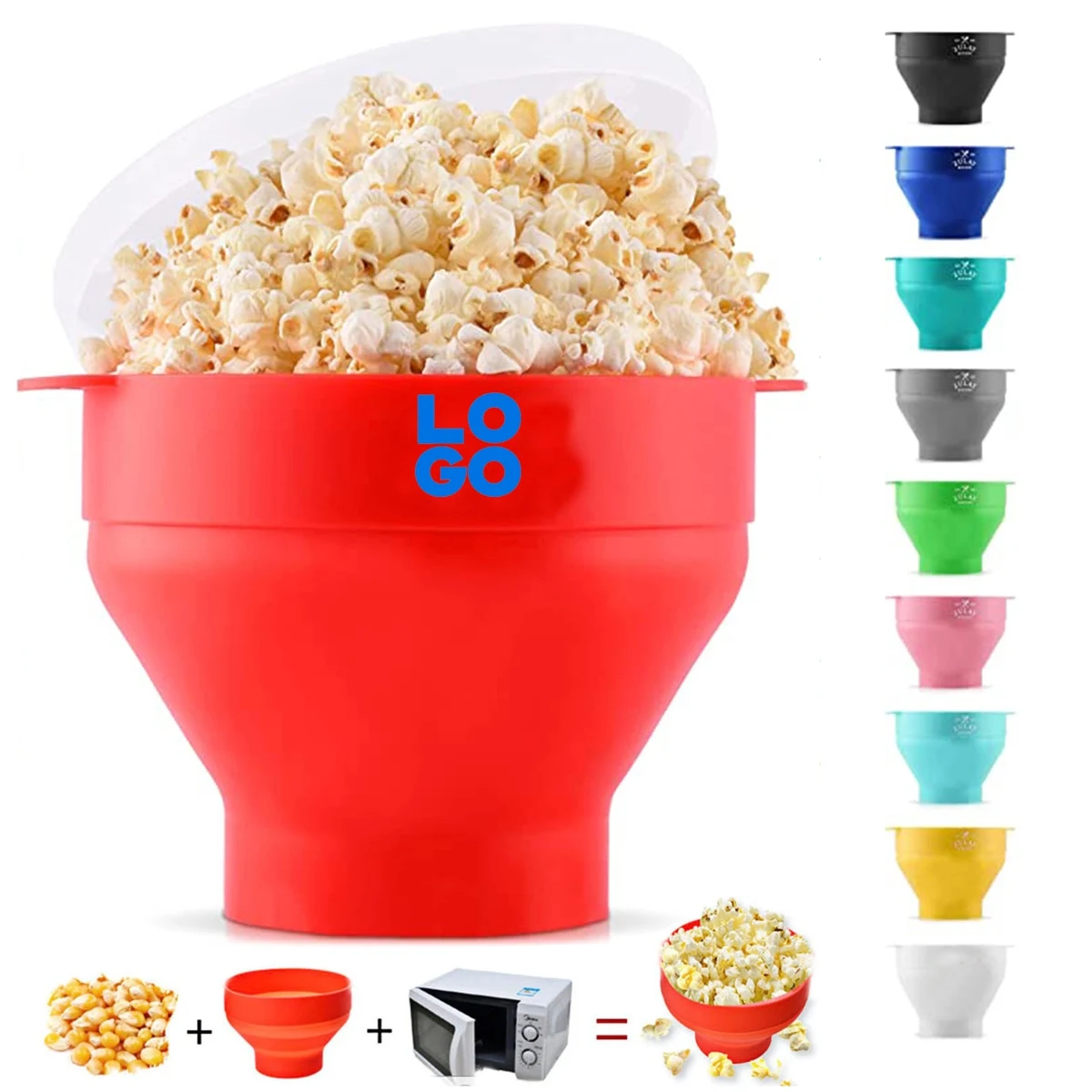 Collapsible Popcorn Maker Bowl 1