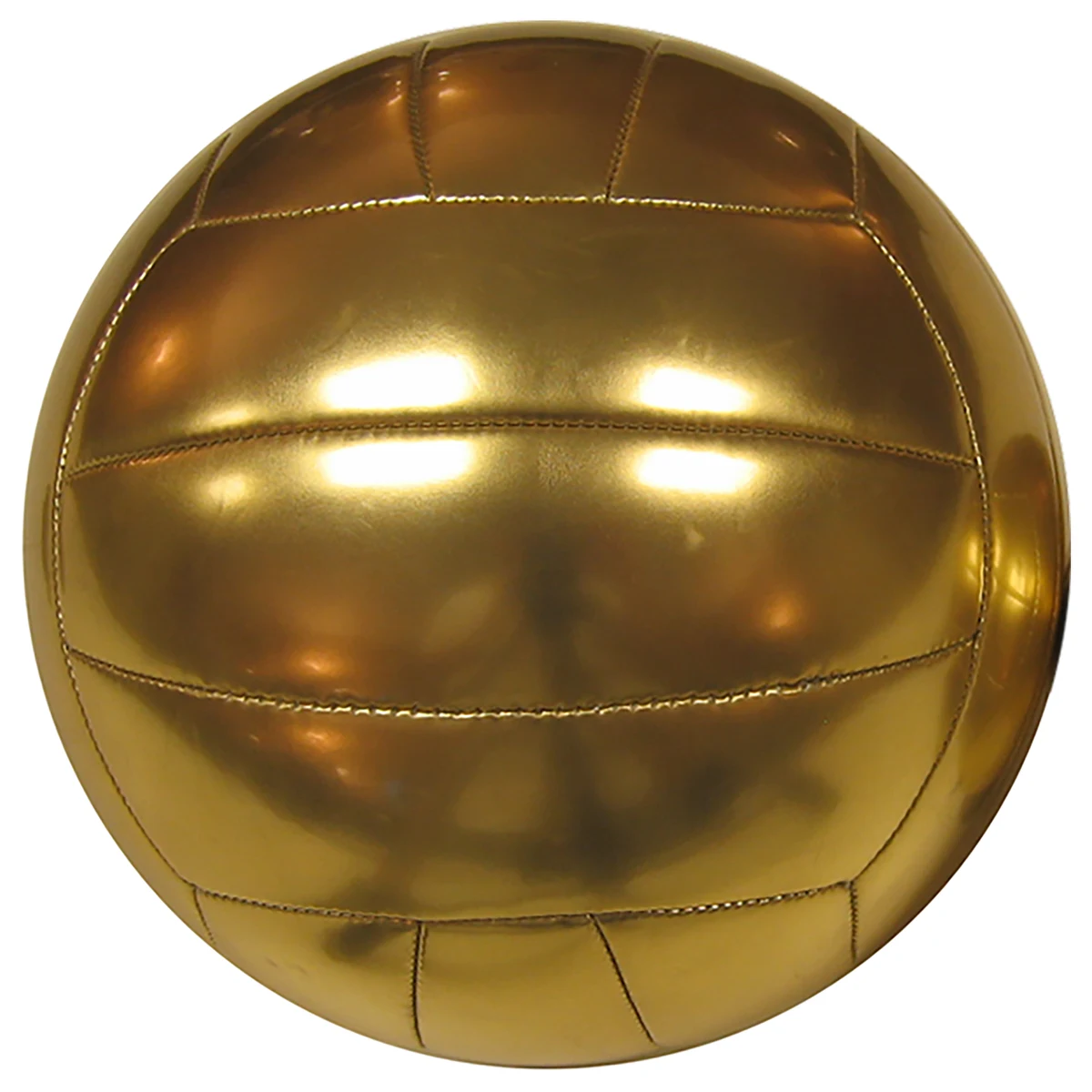 VOLLEYBALL - MINI GOLD TROPHY, METALLIC, Synthetic, 6.25" diameter 1