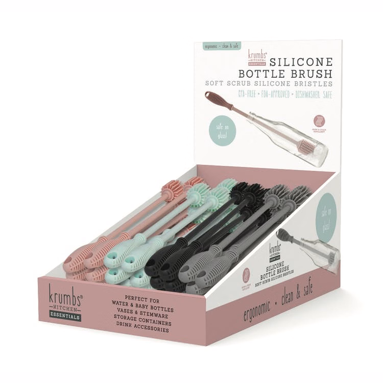 Silicone Bottle Brushes - 4 Colors