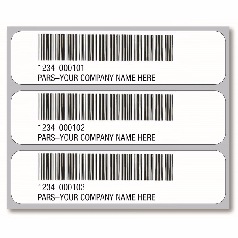PARS Bar Code Labels