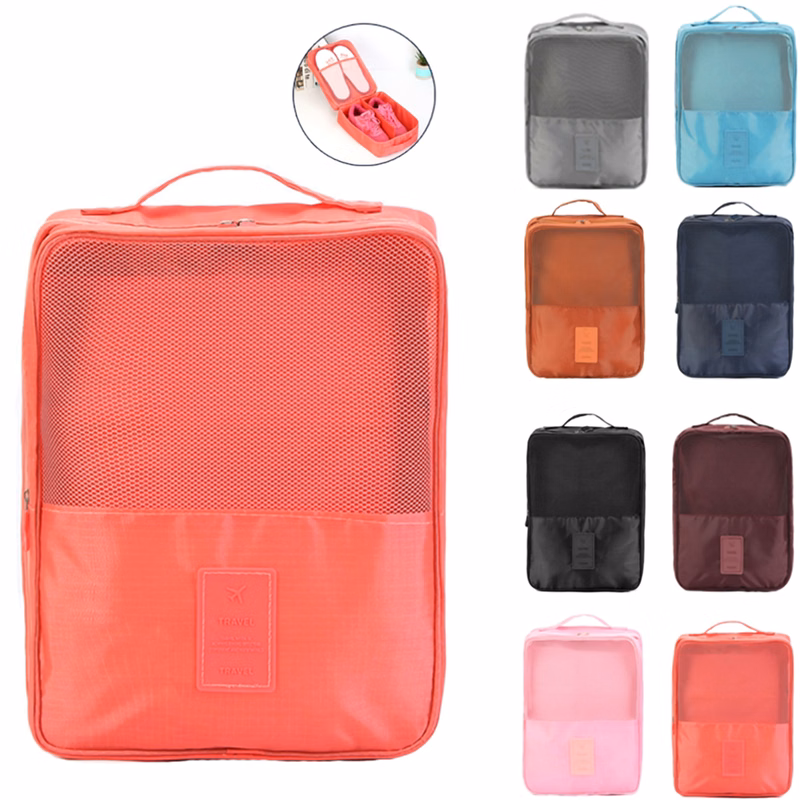 Breathable Mesh Shoe Bag for Travel and Storage
