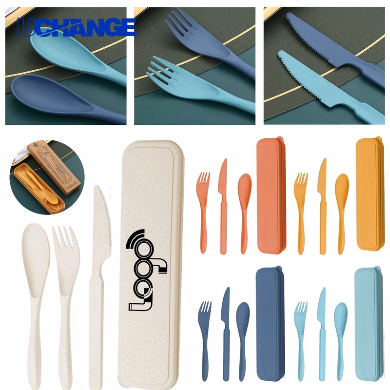 Eco Friendly Wheat Straw Cutlery Set for Dining