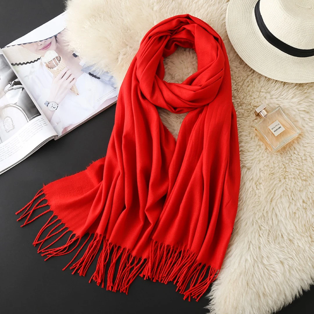 Winter Long Pashmina Scarf 1