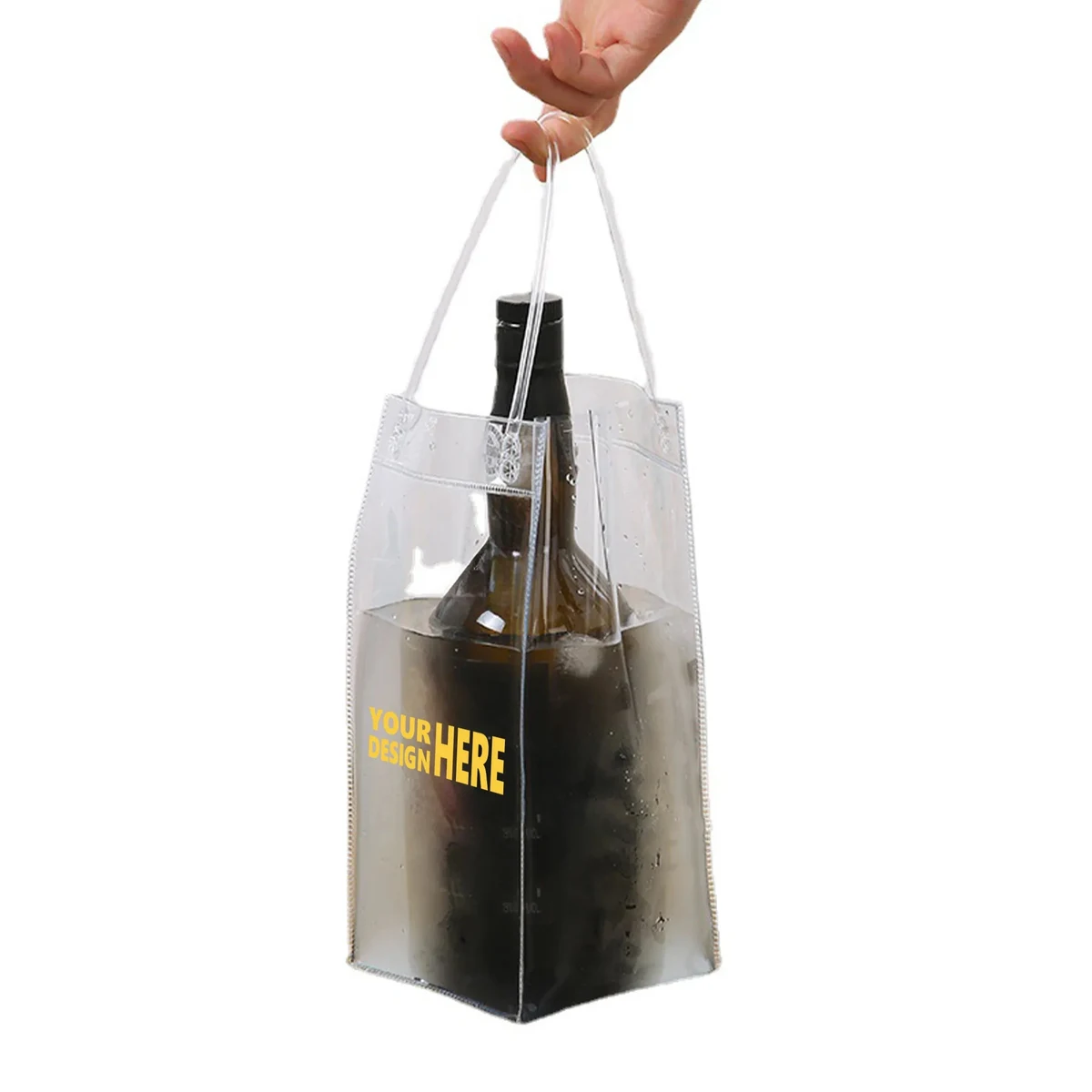 PVC Waterproof Transparent Plastic Tote Bag 1