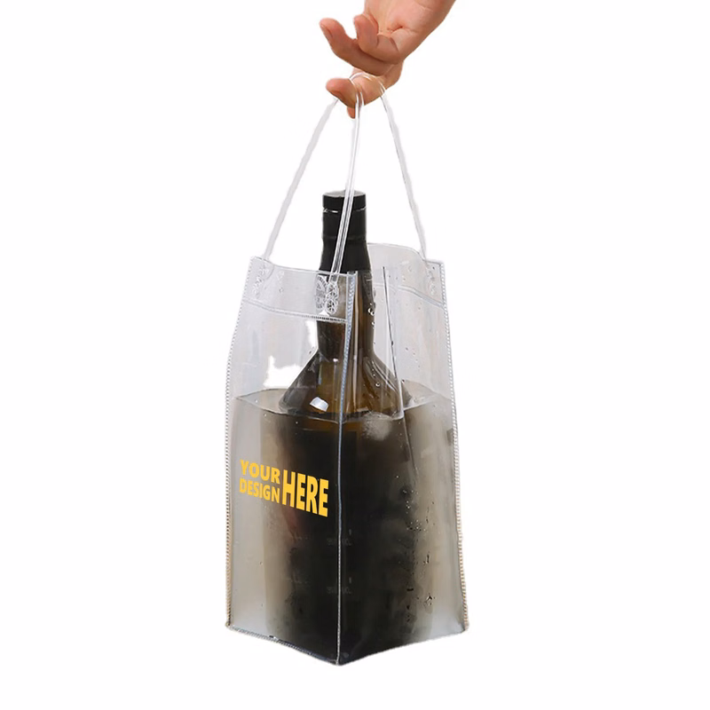 PVC Waterproof Transparent Plastic Tote Bag