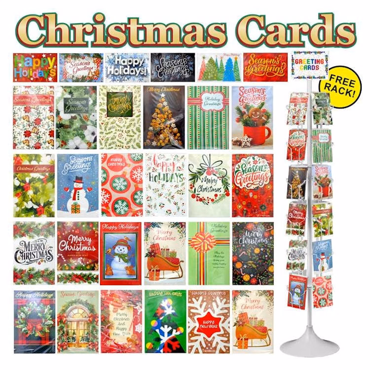 Christmas Card Display - 720 Pieces