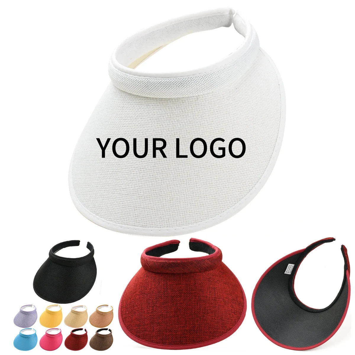 Linen Sun Visor 1