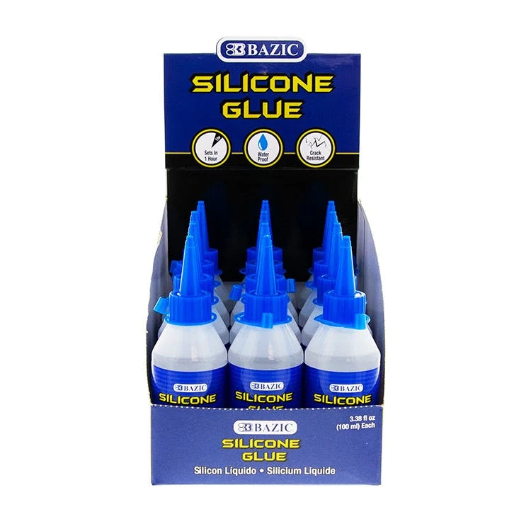 Silicone Glue - 3.38 oz Waterproof Clear 1