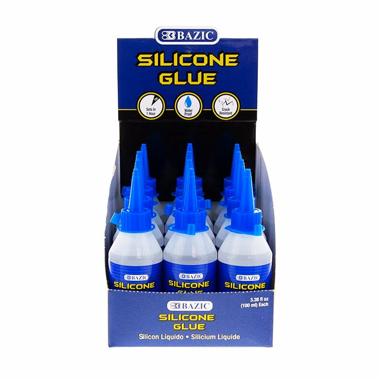 Silicone Glue - 3.38 oz Waterproof Clear