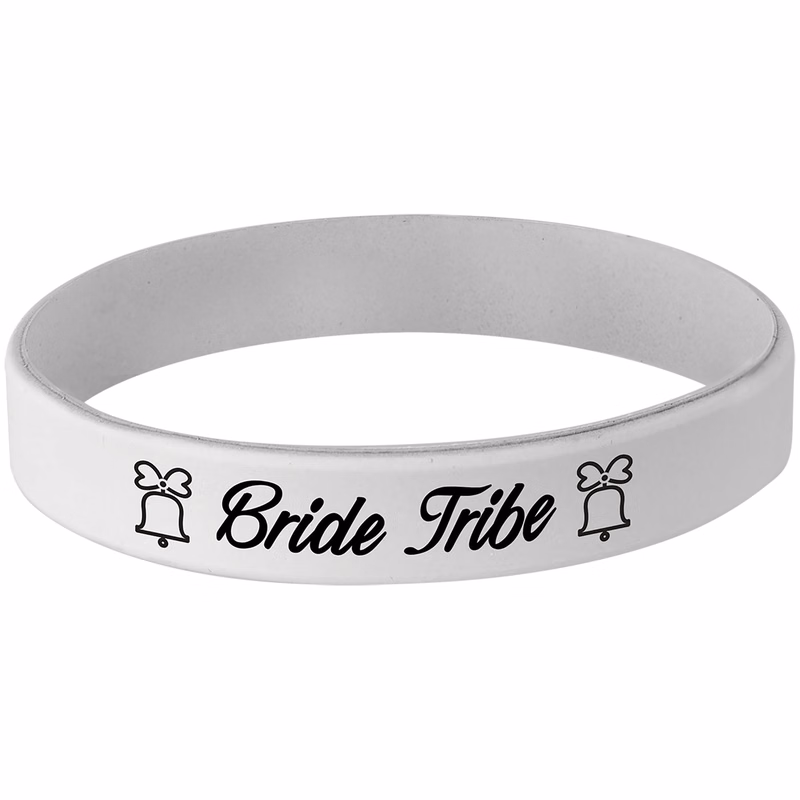 4 1/8" White/Black Bracelet