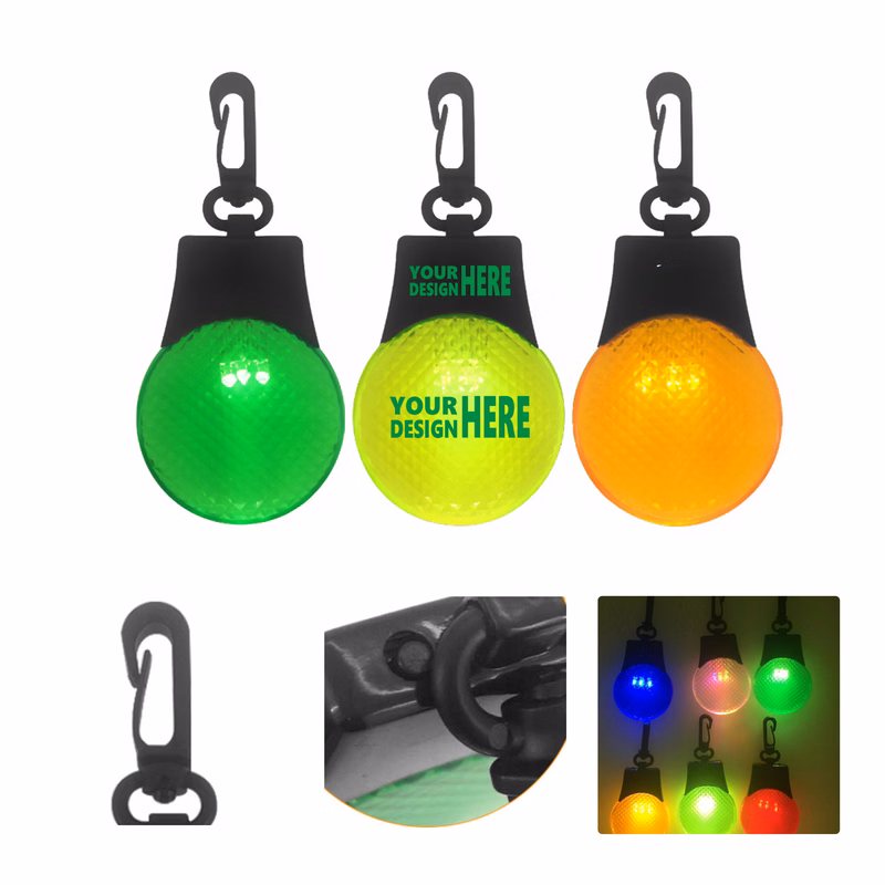 MOQ50 Round LED Safety Warning Light with Clip