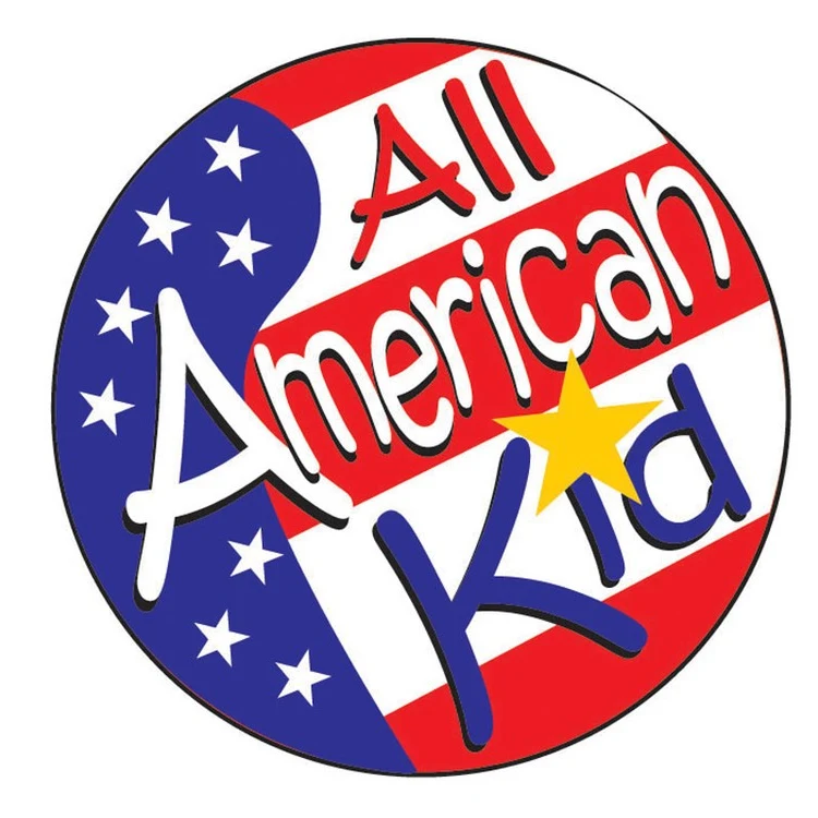 STICKERS - All American Kid Sticker Roll 1