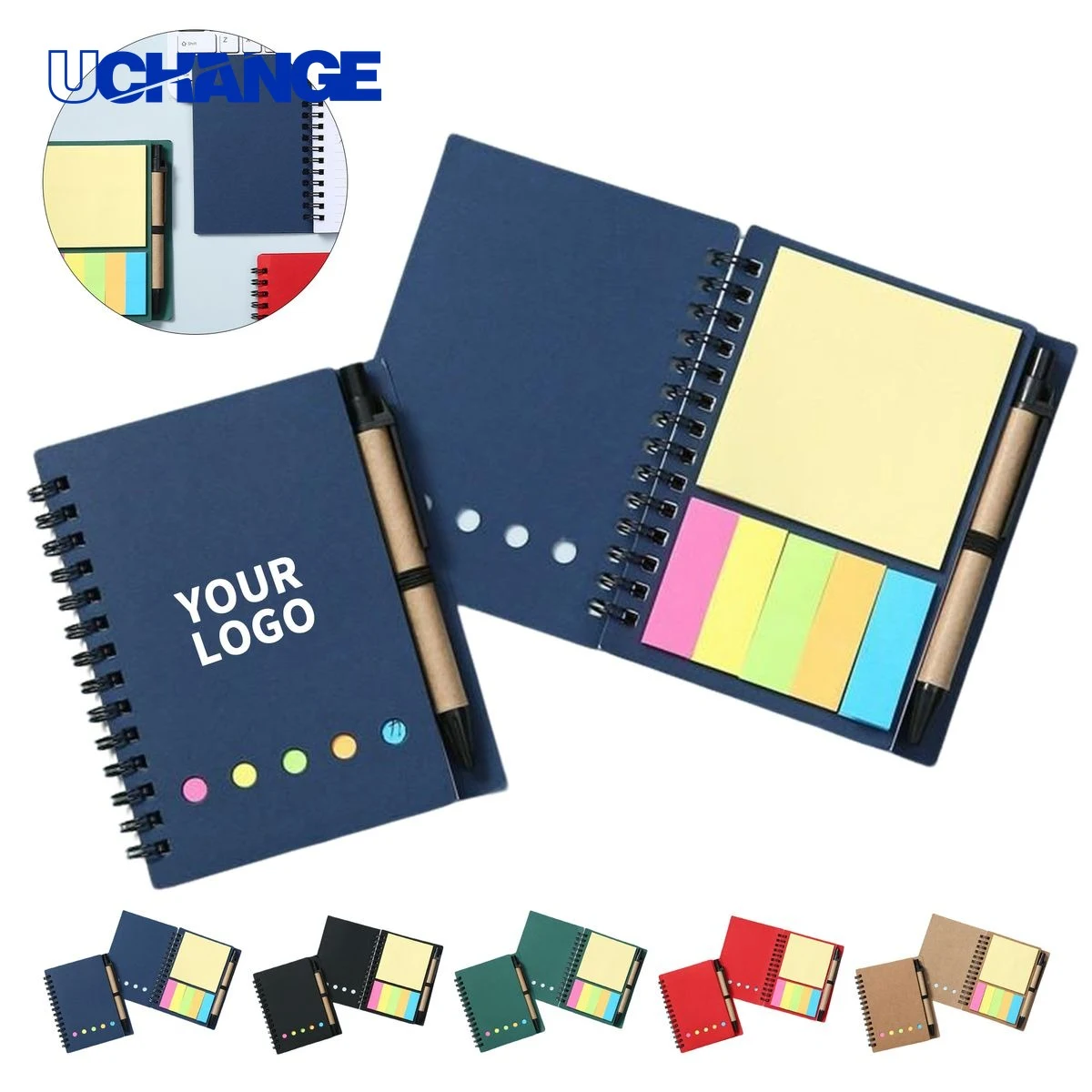 Kraft Paper Cover Spiral Steno Pocket Notebook Journal 1