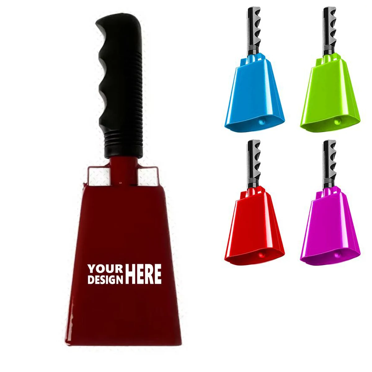 Cow Bells Noise Makers with Handle 1