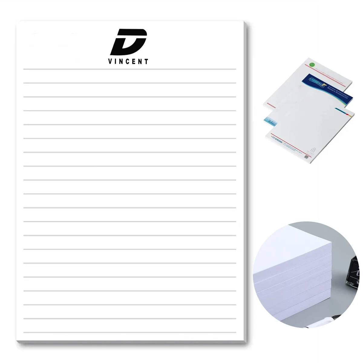 Custom 100 Sheets A4 Scratch Pad 1