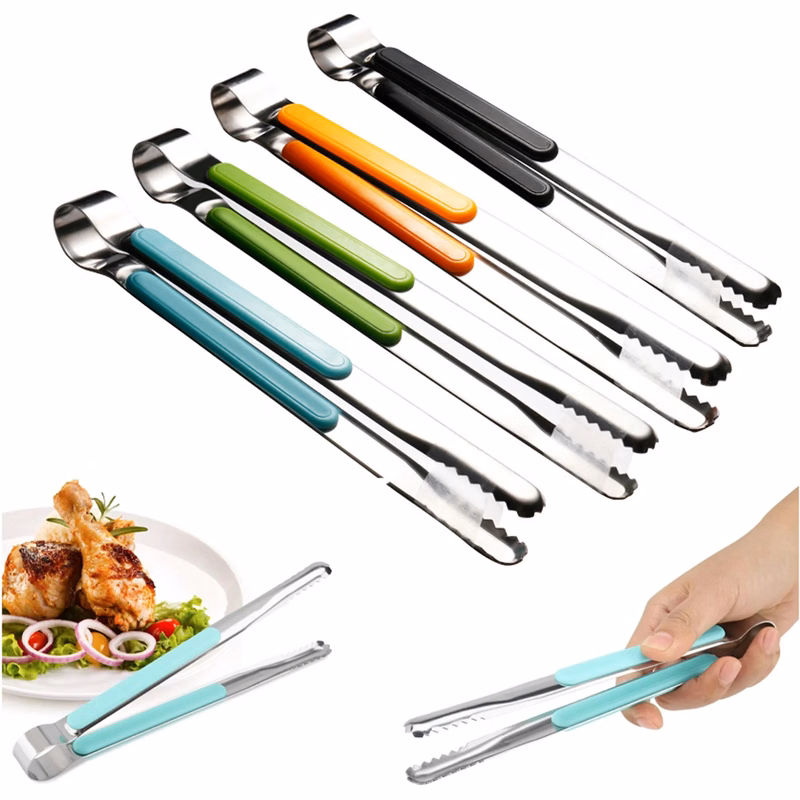 Thicken Stainless Steel BBQ Food Clamp