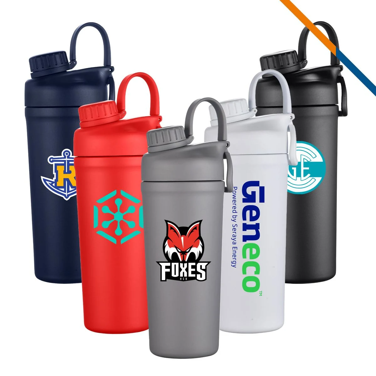 Blivon Vacuum Ice Shaker - 26 OZ., custom water bottle with logo imprint 1