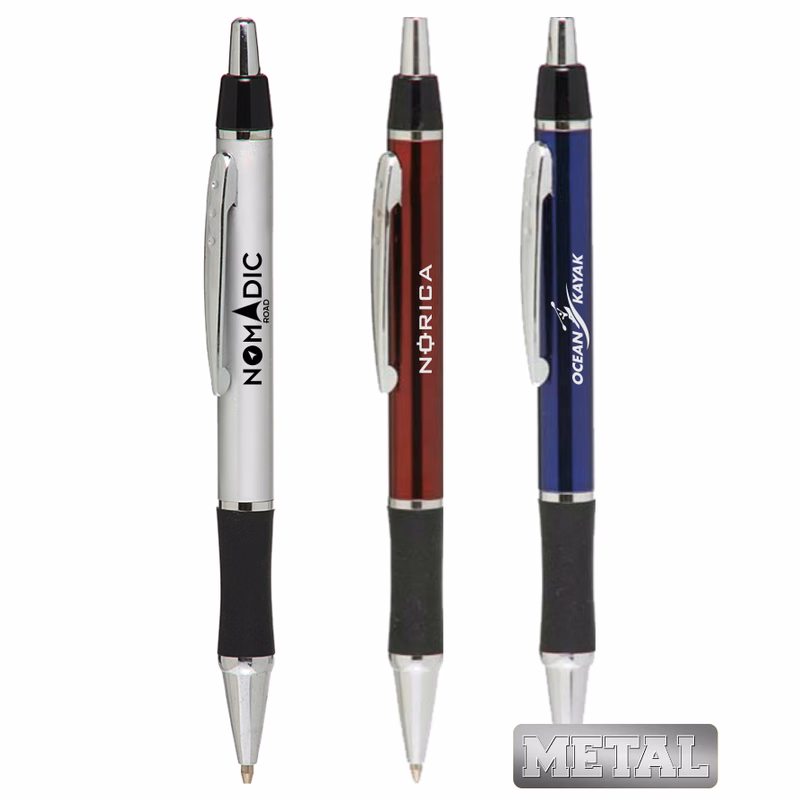 Union Printed "Festoon" Metal Click Pen