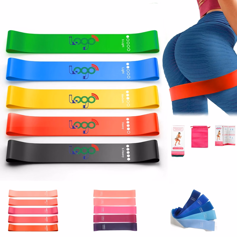MOQ 20PCS Resistance Loop Exercise Bands For Men Women Yoga