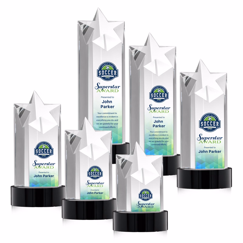 Berkeley VividPrint™ Award on Stanrich Base - Black