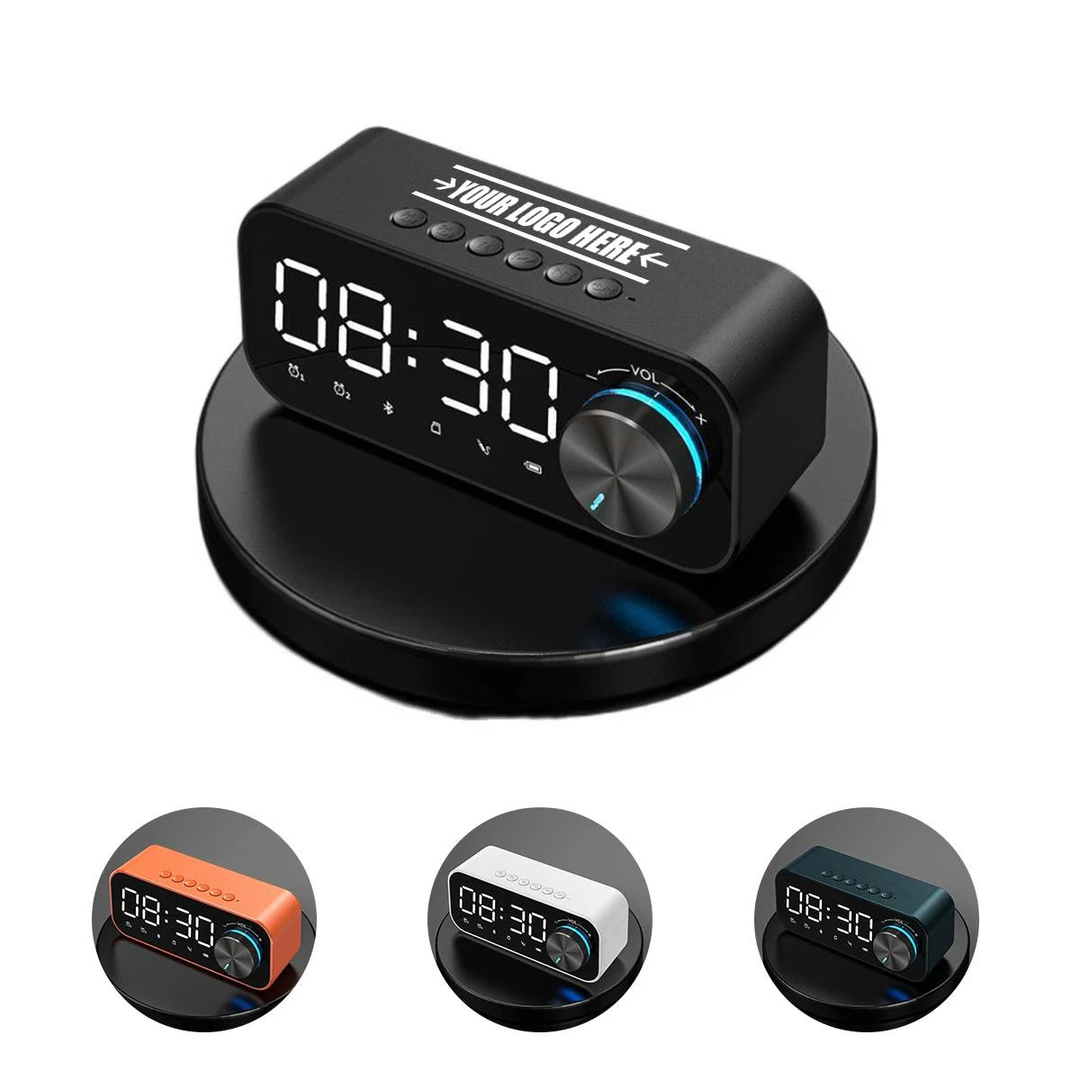 Alarm Clock Bluetooth Speaker 1