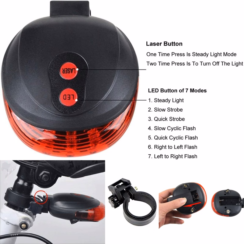Bicycle Laser Taillight