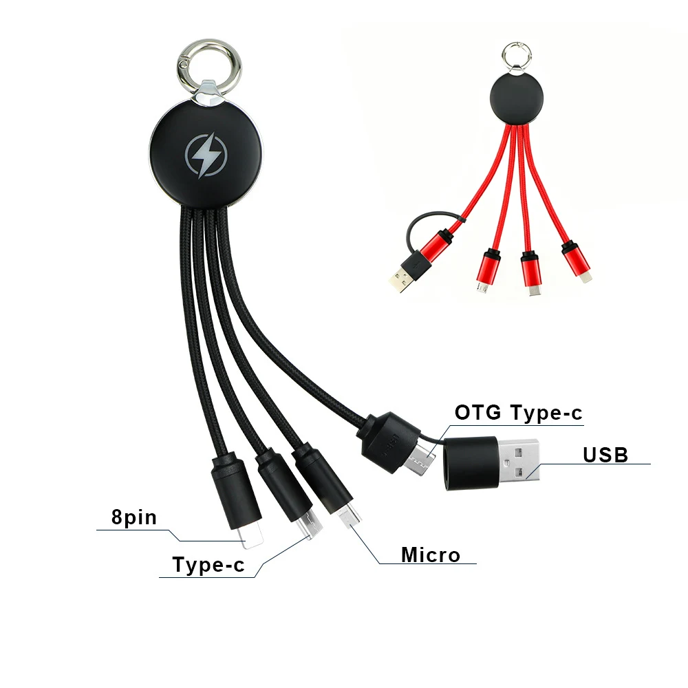 Keychain Luminous Charging Cable 1