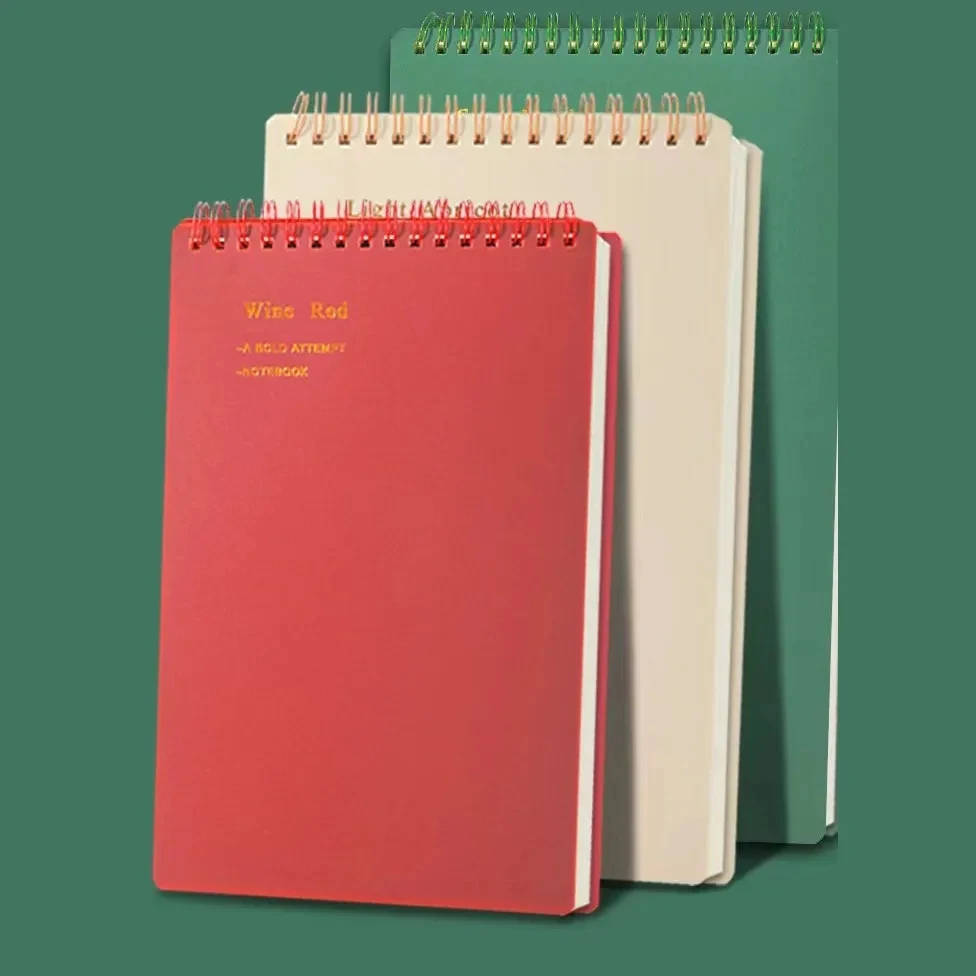 Custom Morandi Flip Coil Thickened A5 Notebook 1