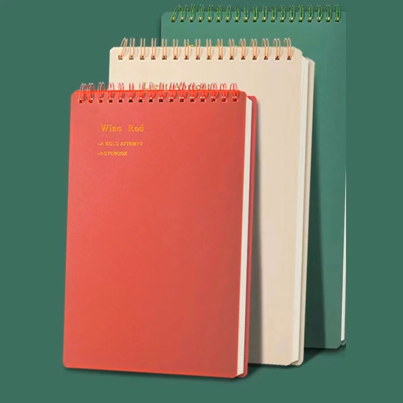 Custom Morandi Flip Coil Thickened A5 Notebook