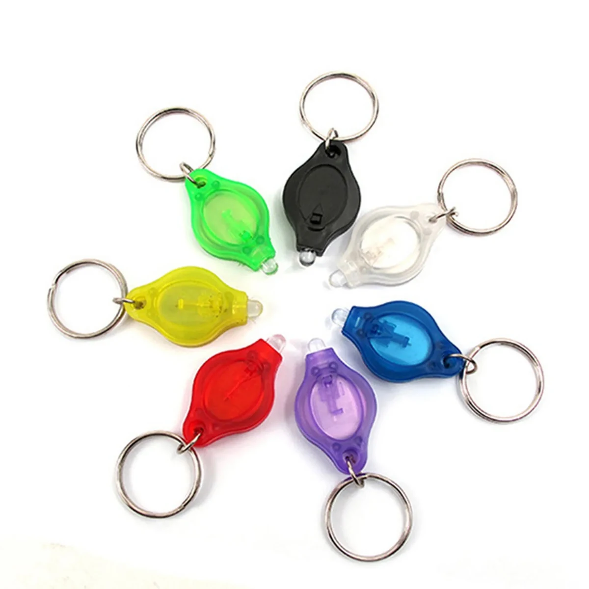Portable diamond LED light key chain 1
