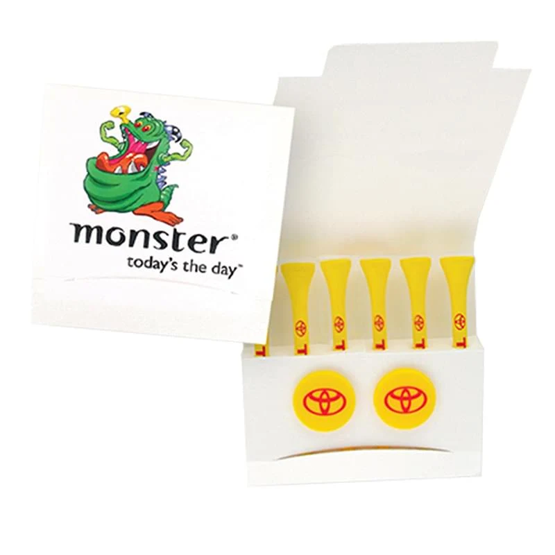 Custom Printed Matchbook Packet w/ Tee & 2 Ball Markers 1