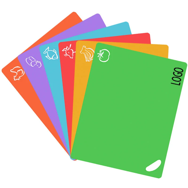 Extra Thick Flexible Plastic Kitchen Cutting Board Mats Set 1